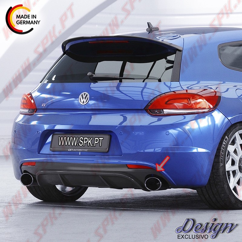 Difusor Traseiro - VW Scirocco R (2010-2012)