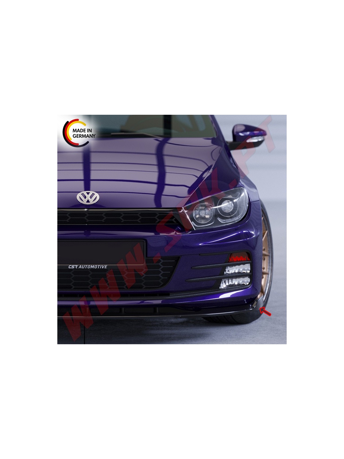 Lip Spoiler Frontal - VW Scirocco Standard Facelift (2014-2017)