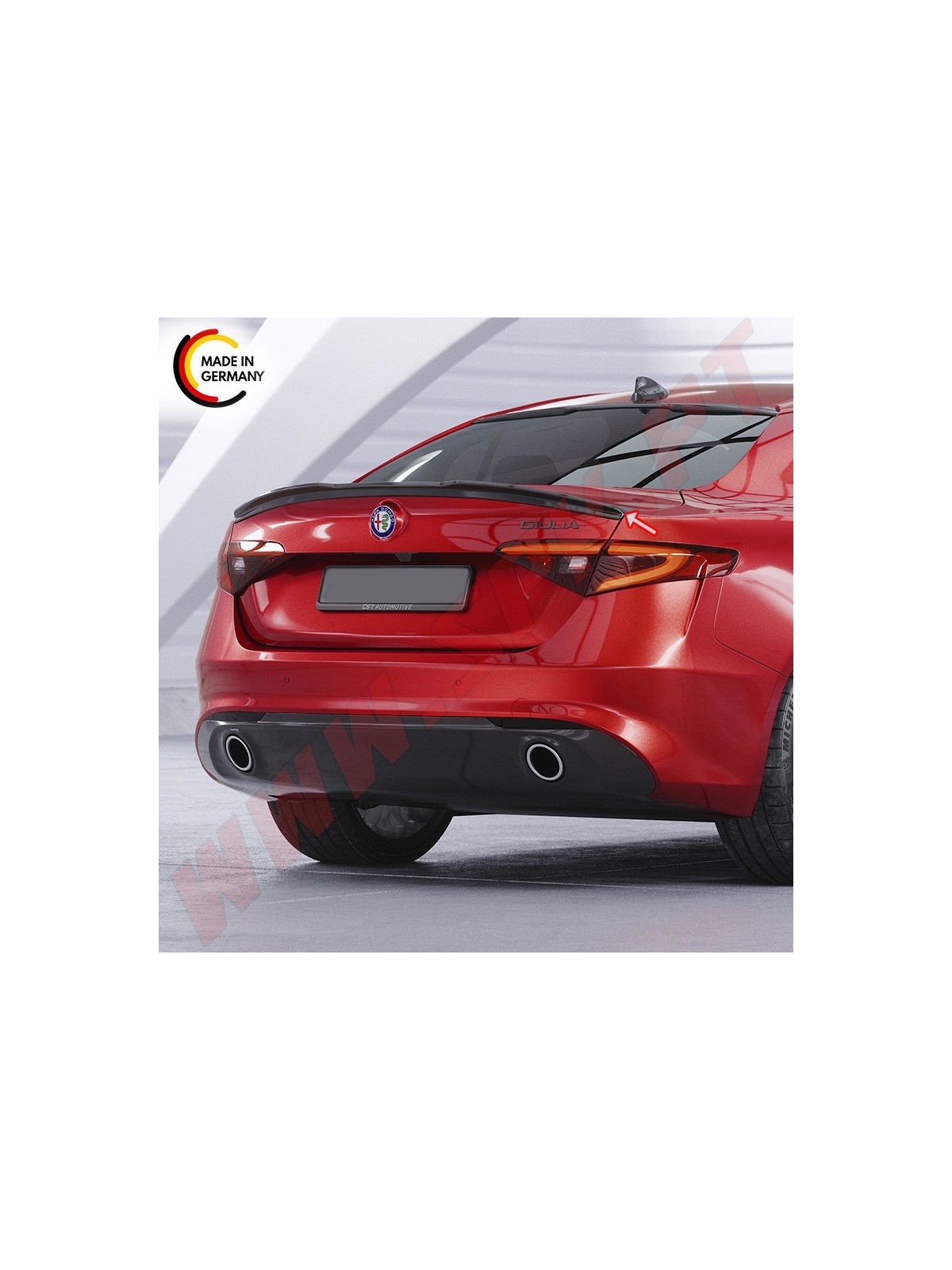 Aileron Traseiro - Alfa Romeo Giulia (2015-2021) Aileron Traseiro - Alfa Romeo Giulia (2015-2021)
