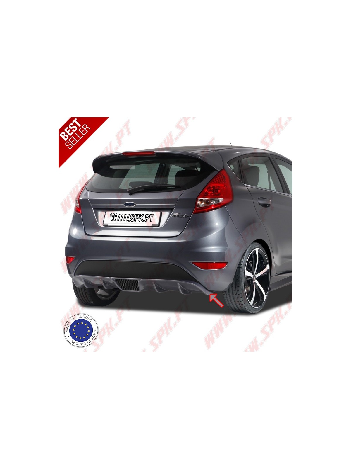 Difusor Traseiro - Ford Fiesta JA8 / JR8 (2008-2017) Difusor Traseiro - Ford Fiesta JA8 / JR8 (2008-2017)