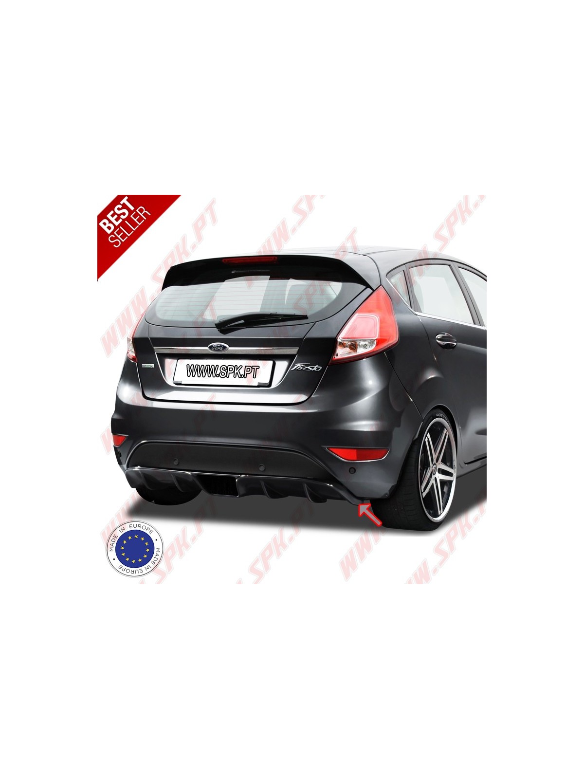 Difusor Traseiro - Ford Fiesta JA8 / JR8 (2008-2017) Difusor Traseiro - Ford Fiesta JA8 / JR8 (2008-2017)