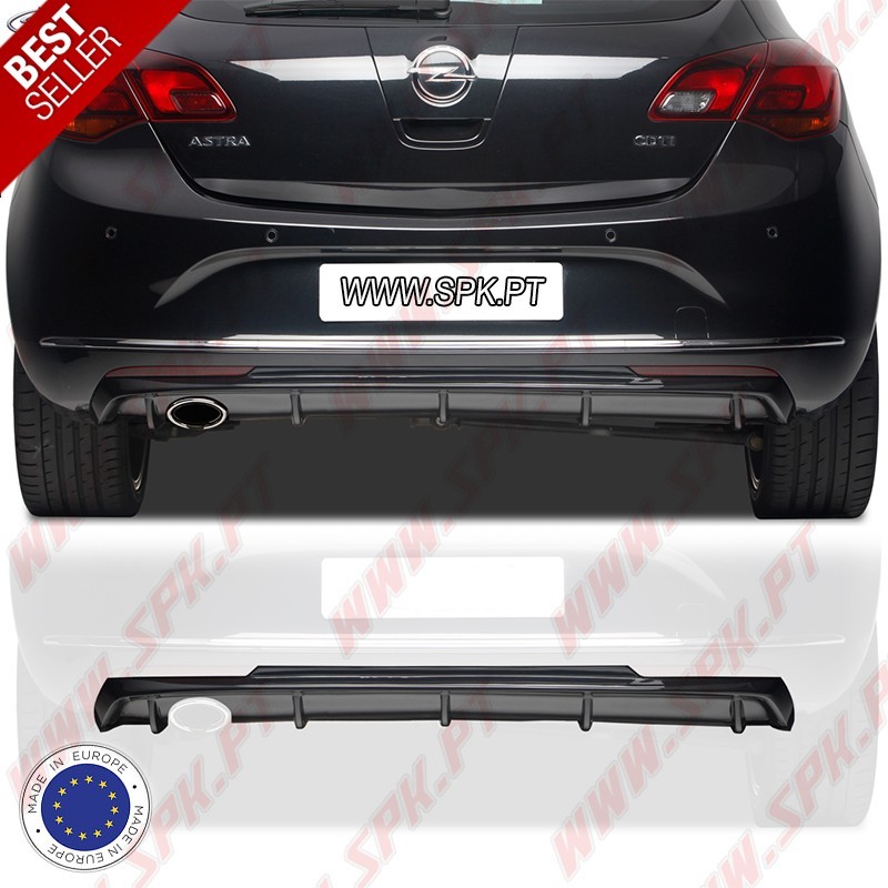 Difusor Traseiro - Opel Astra J 5 Portas (2009-2015) Difusor Traseiro - Opel Astra J 5 Portas (2009-2015)