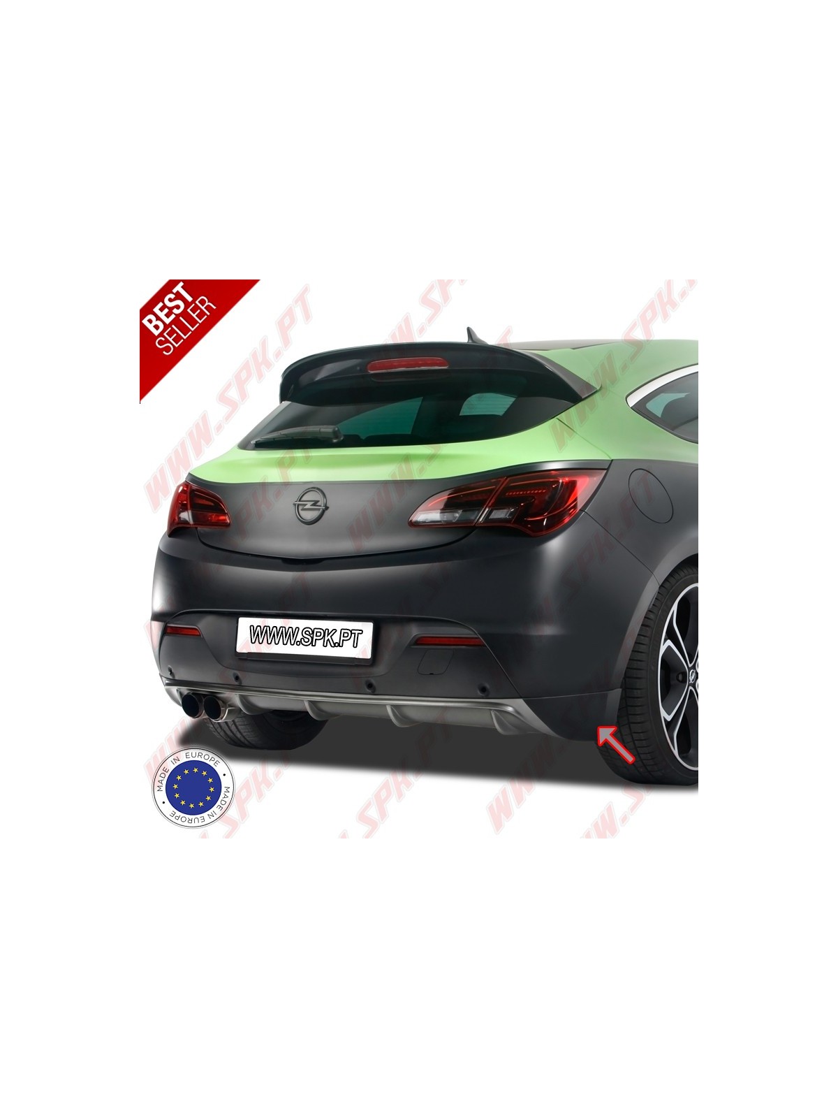 Difusor Traseiro - Opel Astra J GTC (2009-2015)