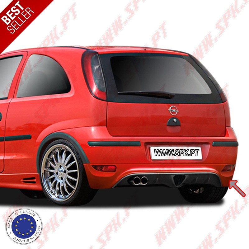 Difusor Traseiro - Opel Corsa C Facelift (2003-2006)