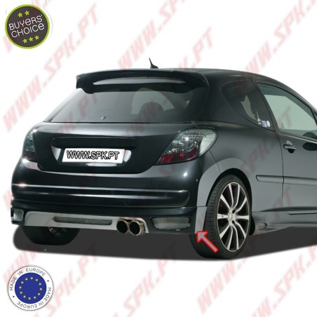 Difusor Traseiro - Peugeot 207 / CC (2006-2014)