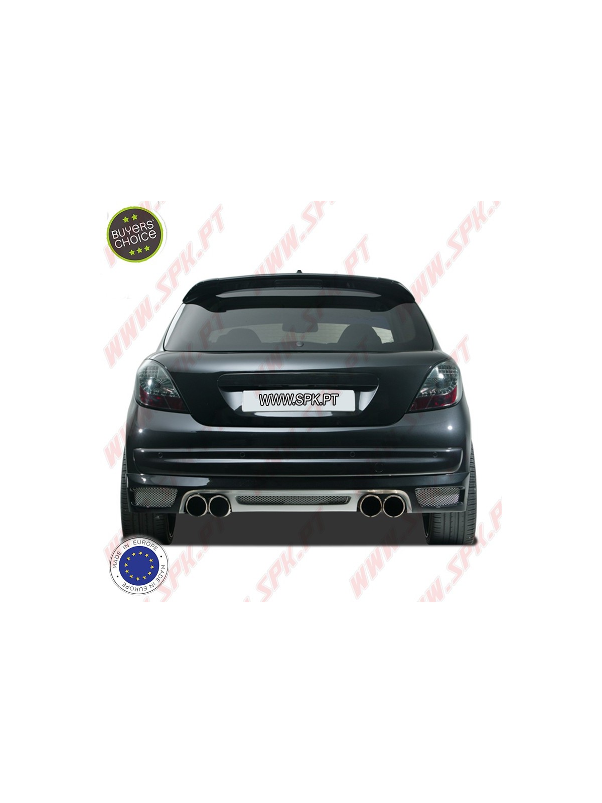 Difusor Traseiro - Peugeot 207 / CC (2006-2014)