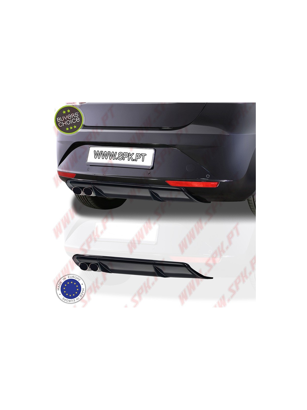 Difusor Traseiro - Seat Leon 1P Facelift (2009-2012)