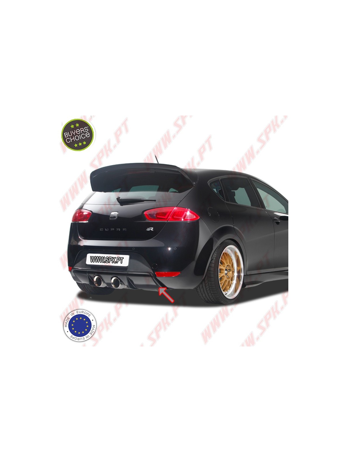 Difusor Traseiro V.1 - Seat Leon 1P FR / Cupra (2006-2012)