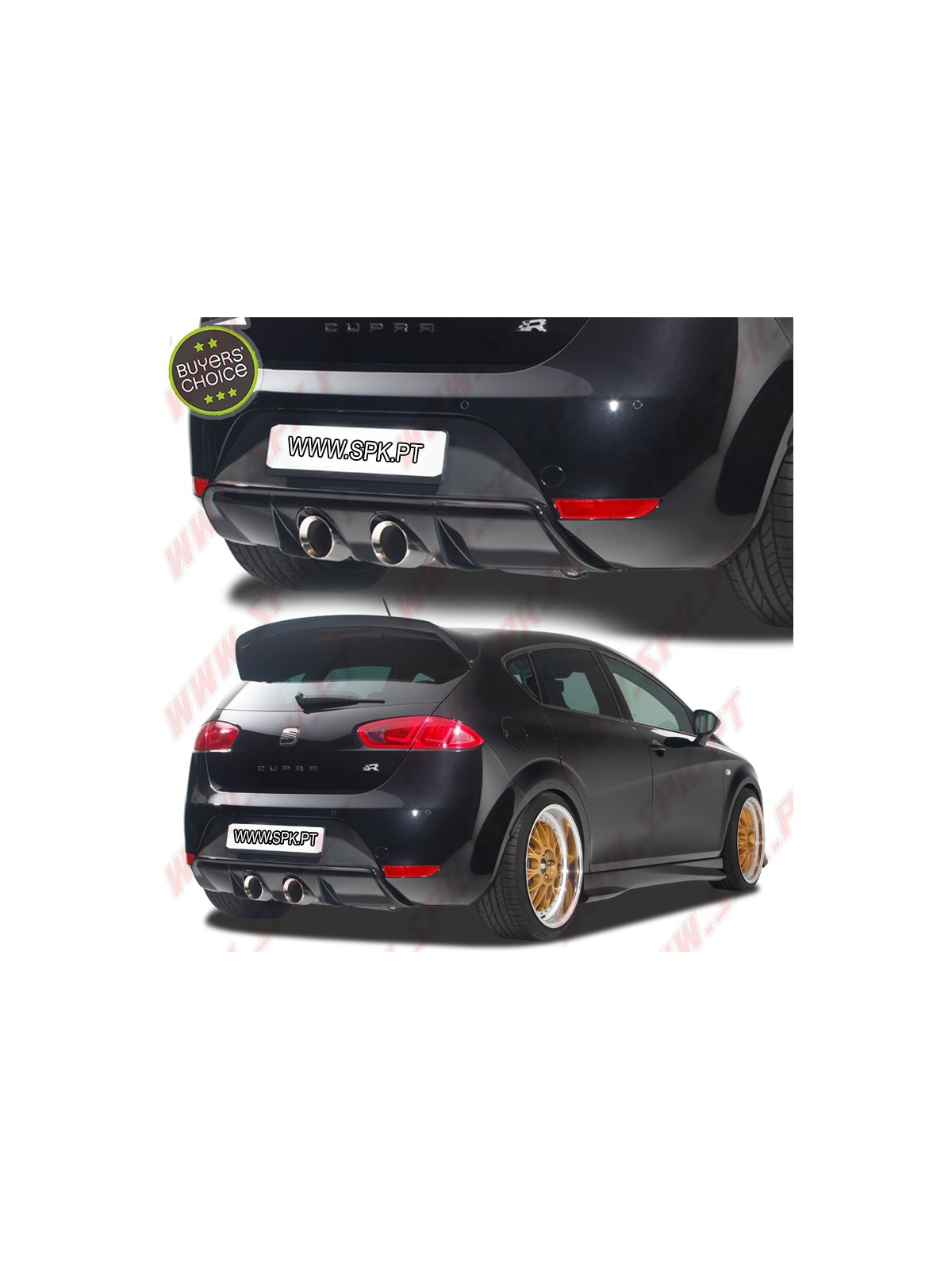 Difusor Traseiro V.1 - Seat Leon 1P FR / Cupra (2006-2012)
