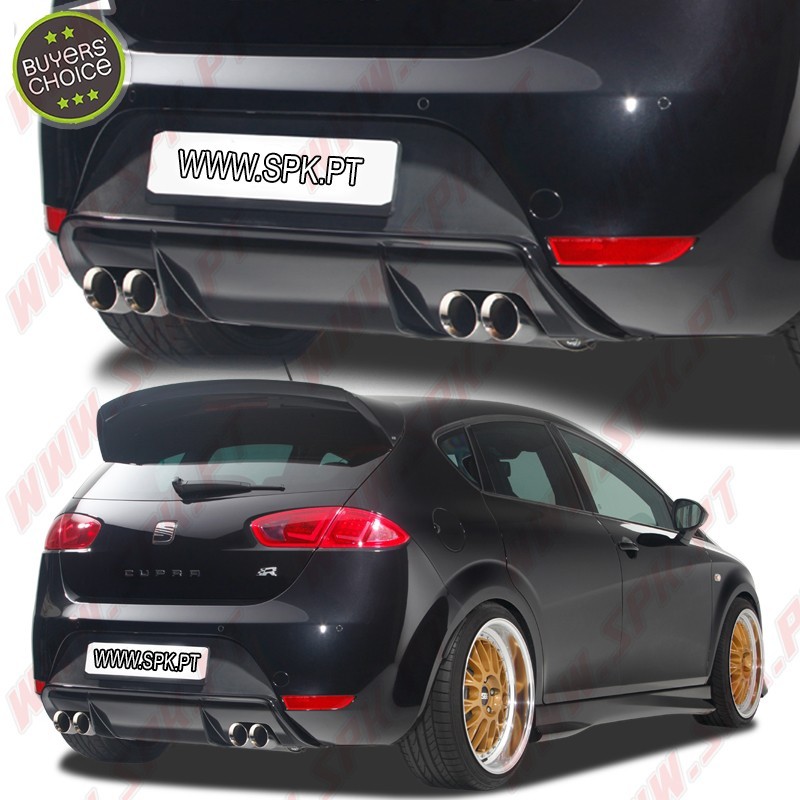 Difusor Traseiro V.2 - Seat Leon 1P FR / Cupra (2006-2012)