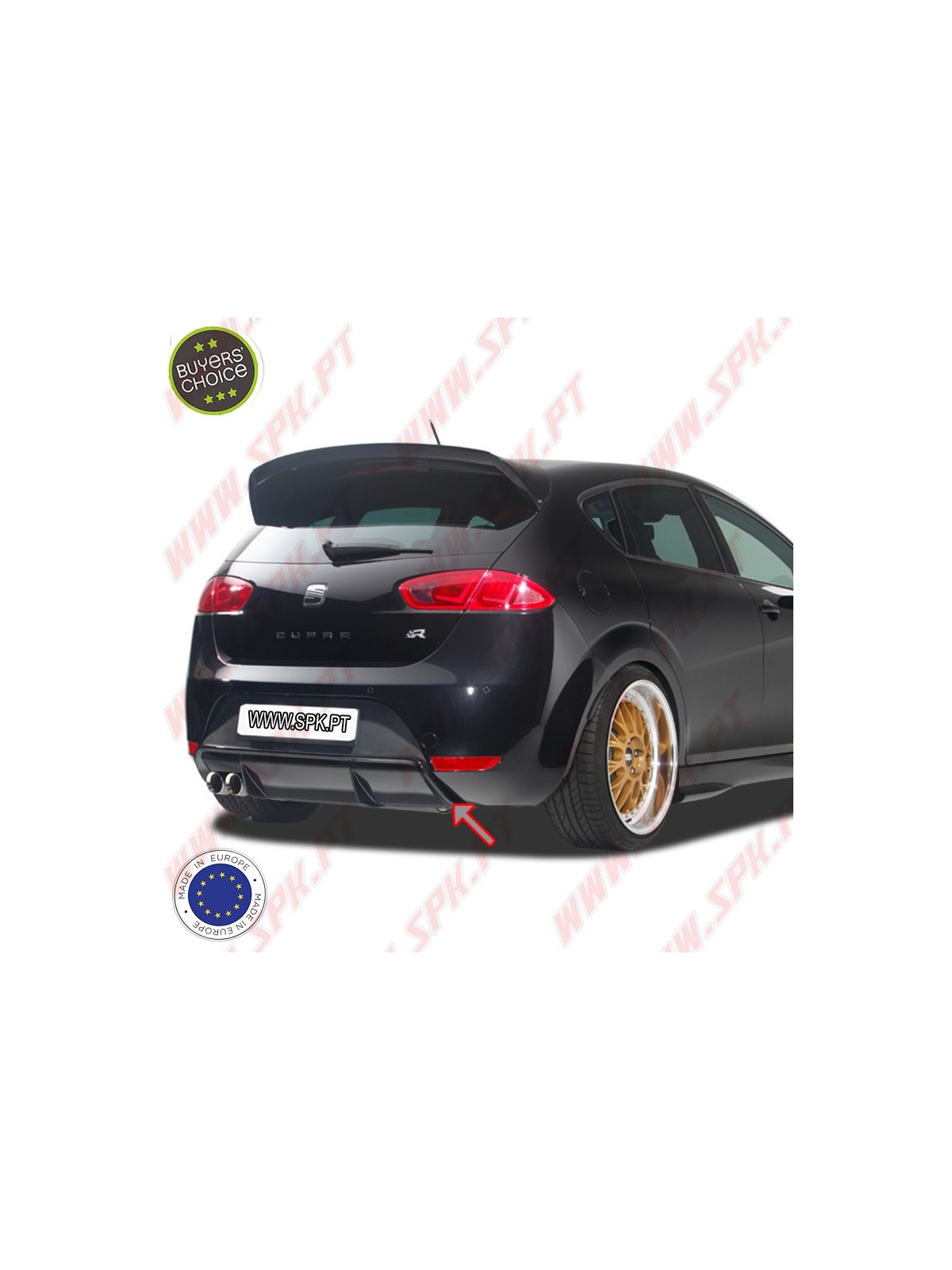 Difusor Traseiro V.3 - Seat Leon 1P FR / Cupra (2006-2012)