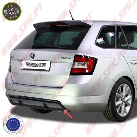 Difusor Traseiro - Skoda Fabia 3 Combi - 5J / NJ (2014-2019)
