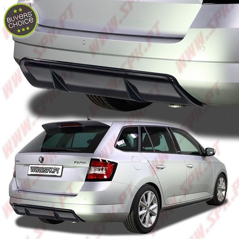 Difusor Traseiro - Skoda Fabia 3 Combi - 5J / NJ (2014-2019) Difusor Traseiro - Skoda Fabia 3 Combi - 5J / NJ (2014-2019)