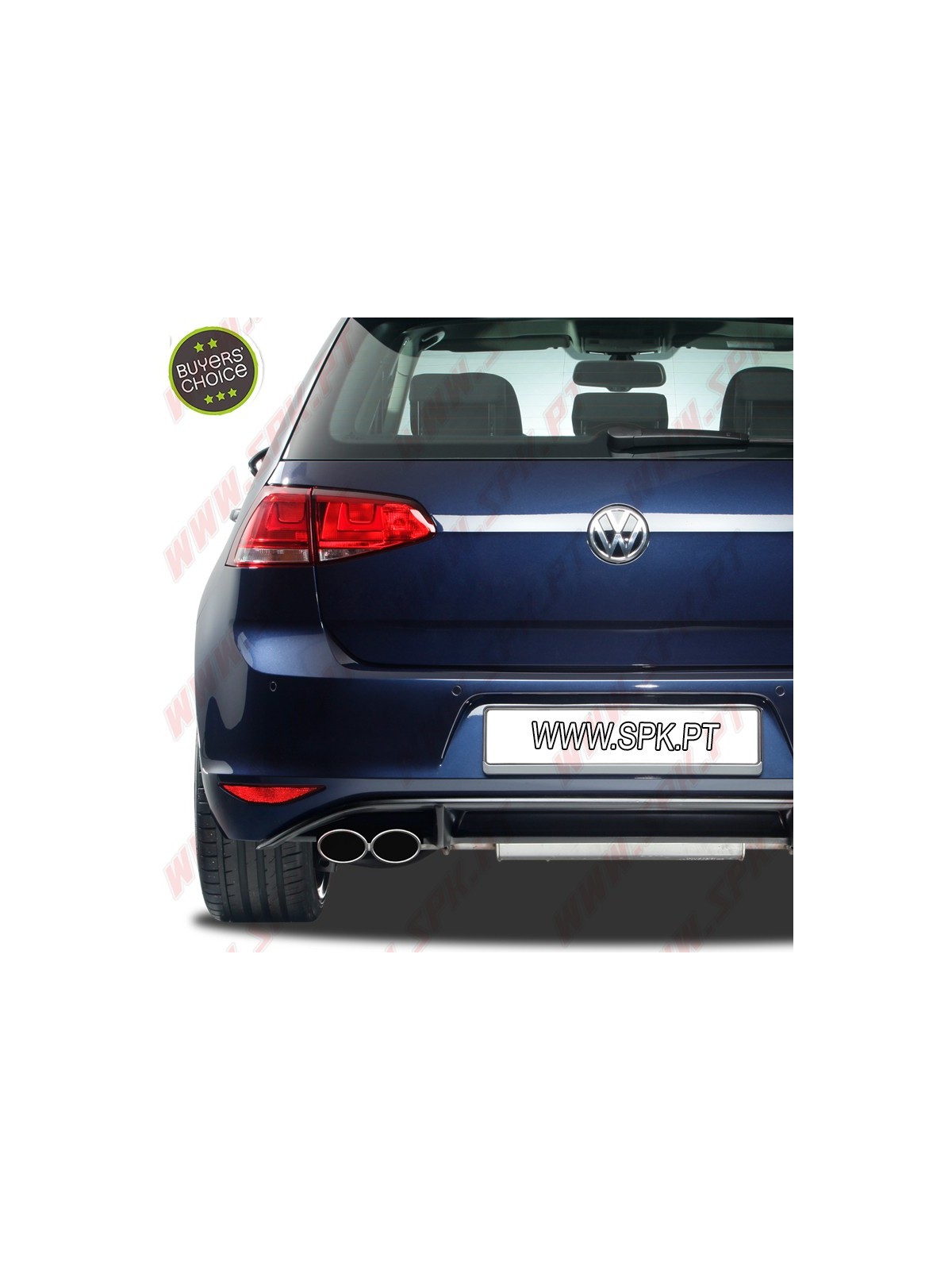 Difusor Traseiro - VW Golf 7 Standard (2012-2017) Difusor Traseiro - VW Golf 7 Standard (2012-2017)
