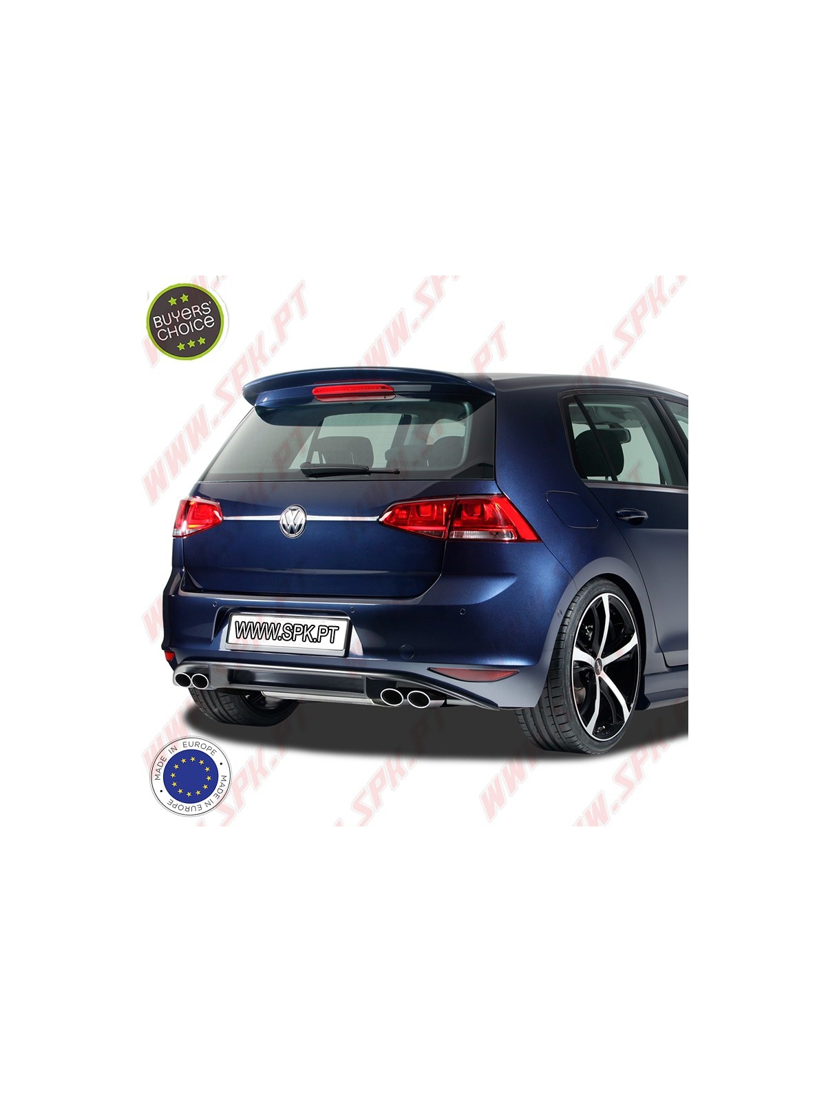 Difusor Traseiro - VW Golf 7 Standard (2012-2017) Difusor Traseiro - VW Golf 7 Standard (2012-2017)