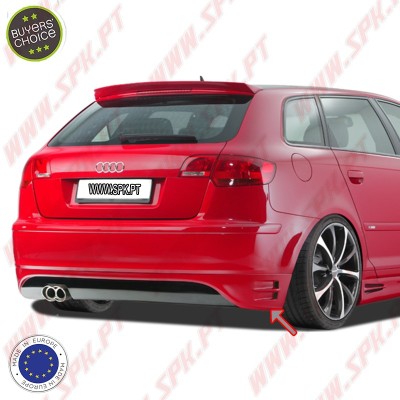 Difusor Traseiro - Audi A3 8P Sportback (2003-2008)