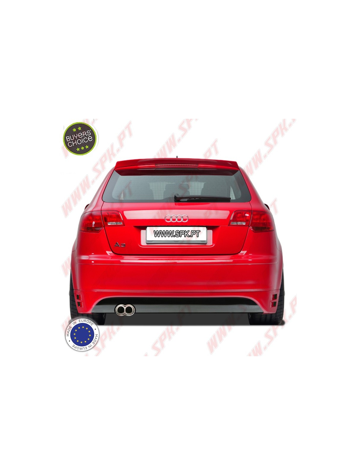 Difusor Traseiro - Audi A3 8P Sportback (2003-2008) Difusor Traseiro - Audi A3 8P Sportback (2003-2008)