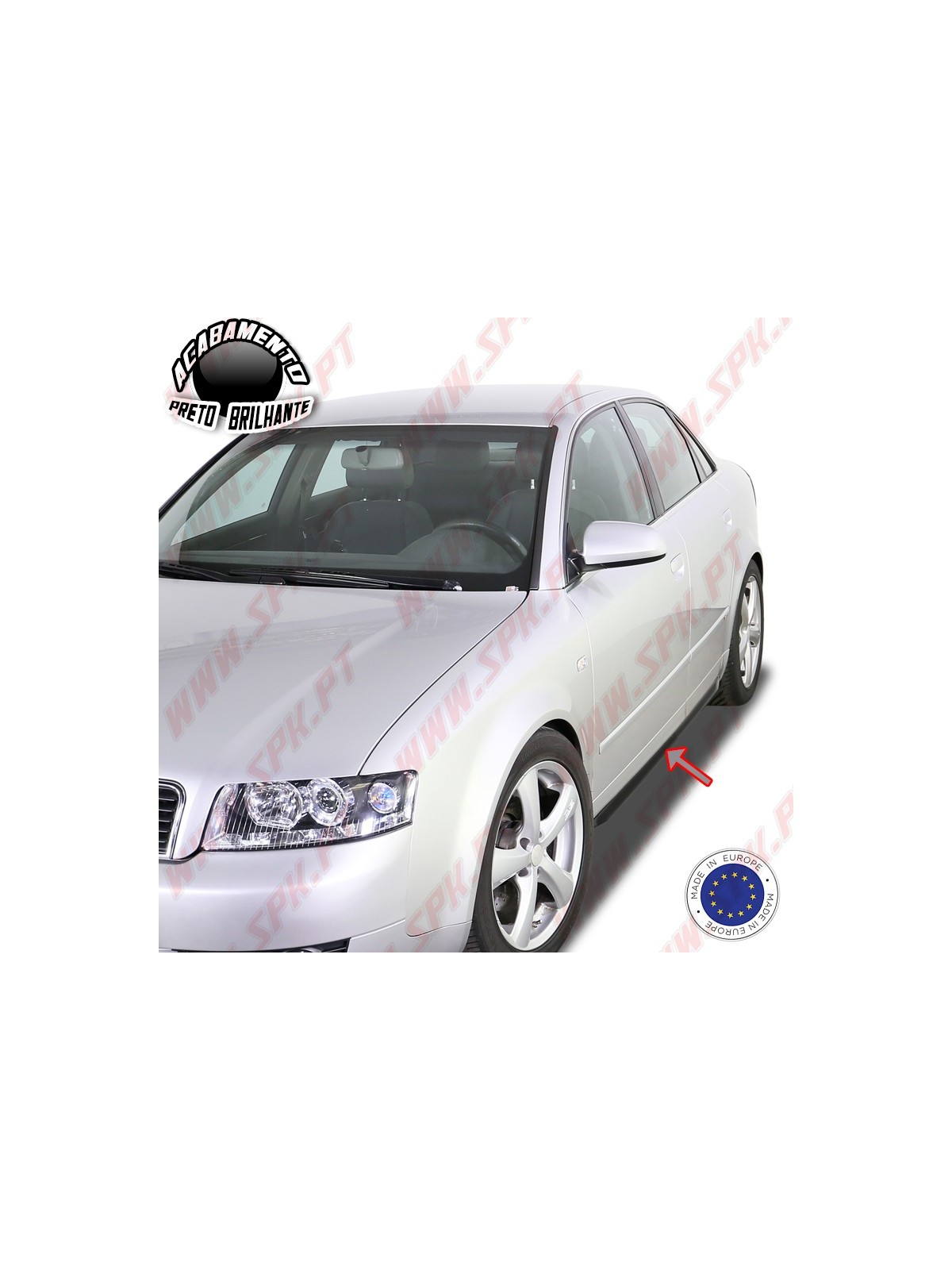 Extensão de Embaladeiras Slim - Audi A4 B6 (2001-2005) Extensão de Embaladeiras Slim - Audi A4 B6 (2001-2005)