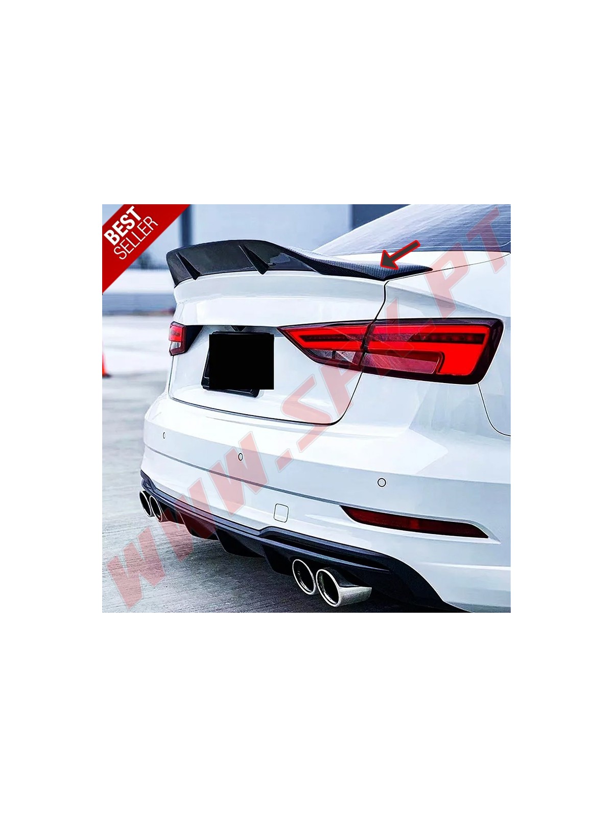 Aileron Look S3 Audi A3 8V Sedan (2012-2020)