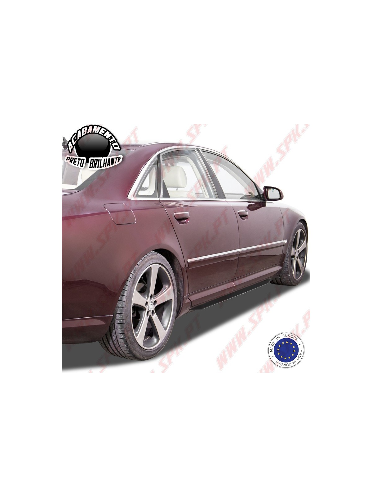 Extensão de Embaladeiras Slim - Audi A8 D3 (2003-2009) Extensão de Embaladeiras Slim - Audi A8 D3 (2003-2009)