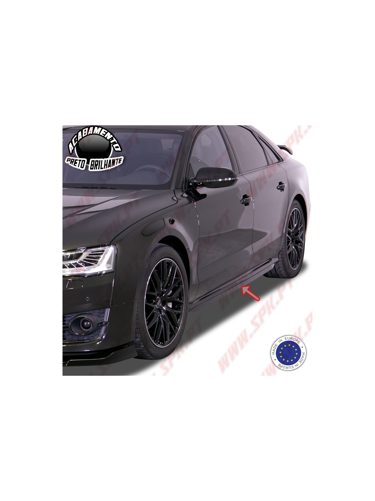 Extensão de Embaladeiras Slim - Audi A8 D4 (2010-2017) Extensão de Embaladeiras Slim - Audi A8 D4 (2010-2017)