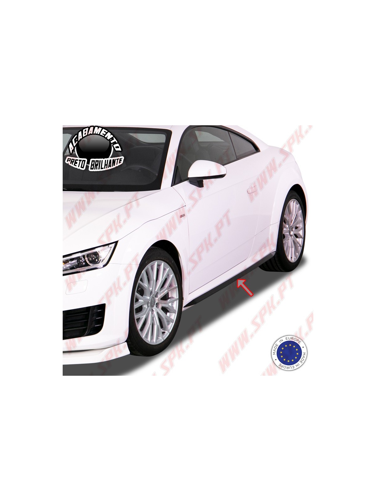 Extensão de Embaladeiras Slim - Audi TT 8S (2014-)