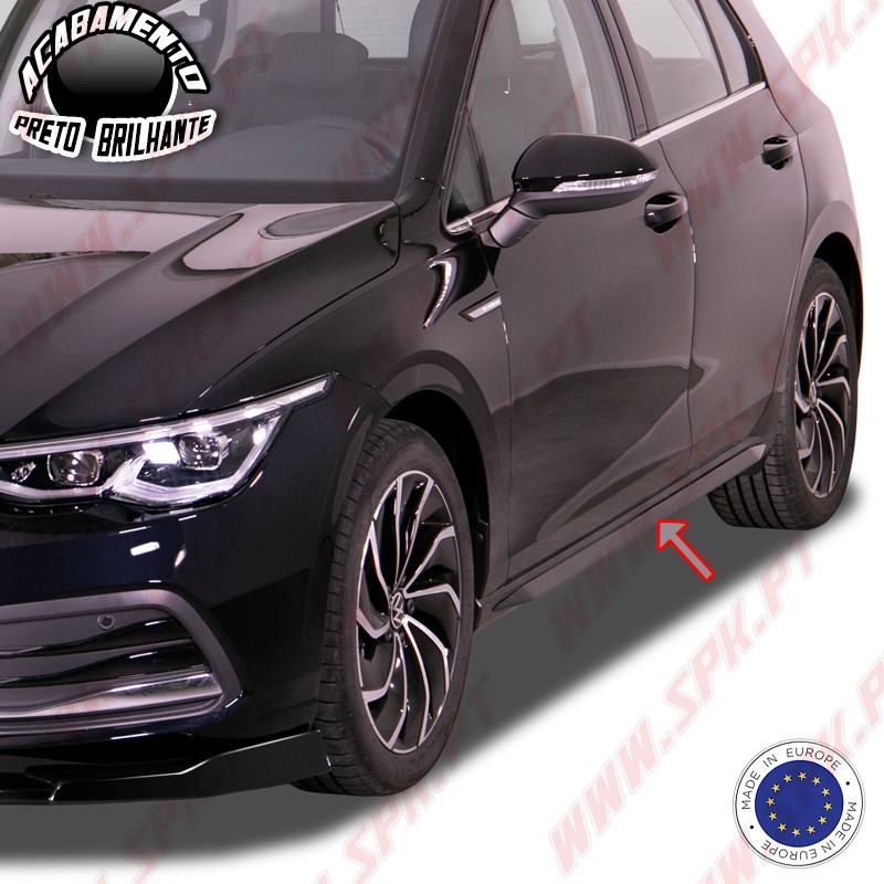 Extensão de Embaladeiras Slim - VW Golf 8 (2019-) Extensão de Embaladeiras Slim - VW Golf 8 (2019-)