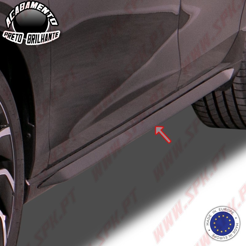 Extensão de Embaladeiras Slim - VW Golf 8 (2019-) Extensão de Embaladeiras Slim - VW Golf 8 (2019-)