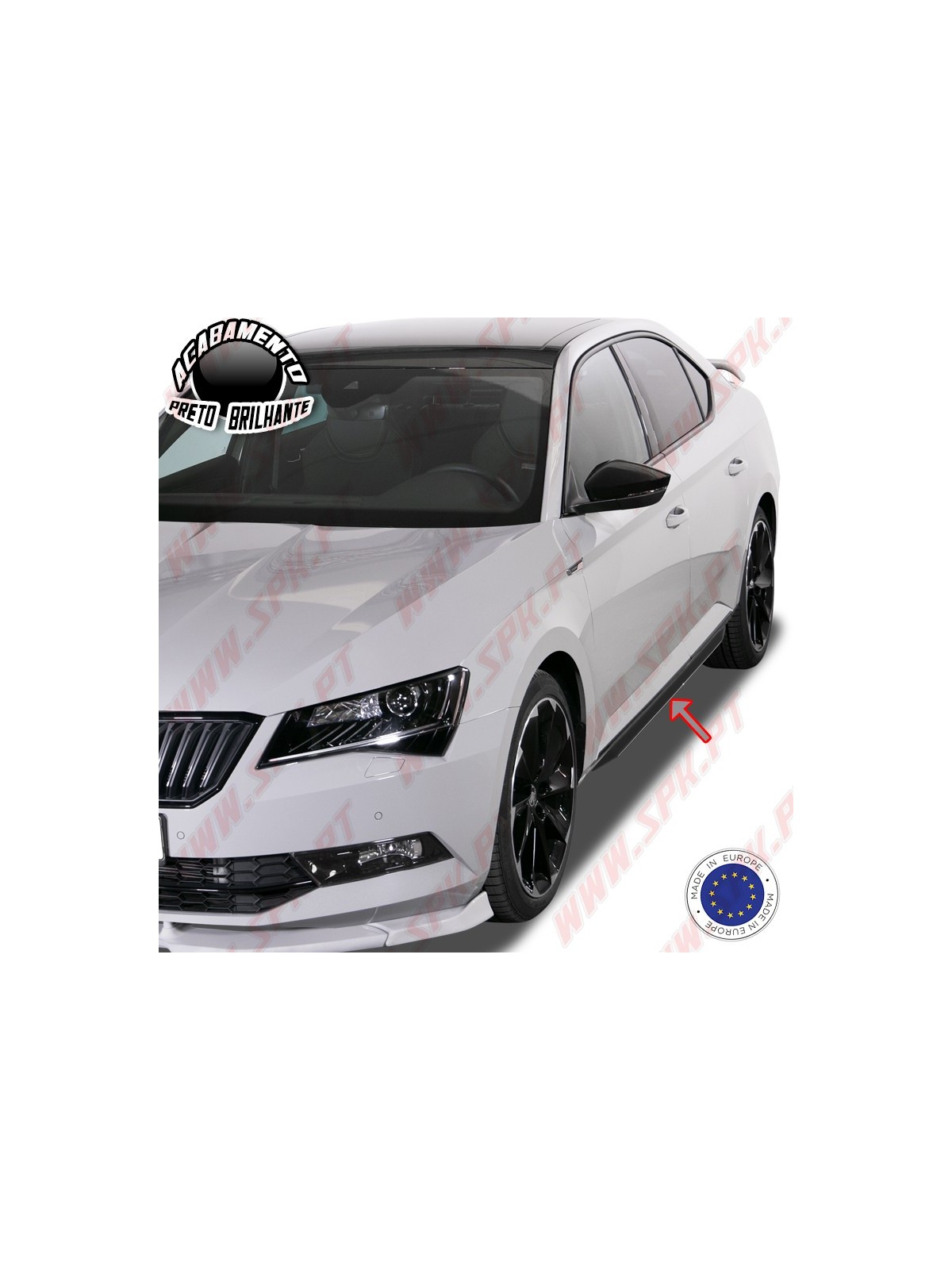 Extensão de Embaladeiras Slim - Skoda Superb 3 (2015-2020)