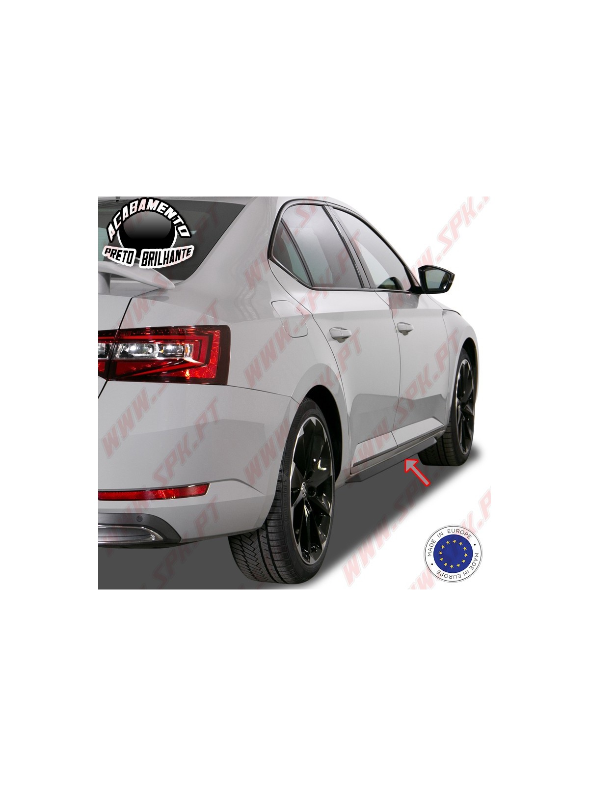 Extensão de Embaladeiras Slim - Skoda Superb 3 (2015-2020)