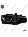 Faróis Angel Eyes LED DRL / Black - BMW F30 / F31 LCI (2015-2019) Faróis Angel Eyes LED DRL / Black - BMW F30 / F31 LCI (2015-2019)