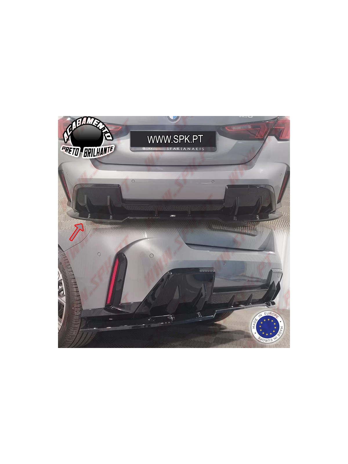Difusor Traseiro - BMW F70 M (2024-) Difusor Traseiro - BMW F70 M (2024-)