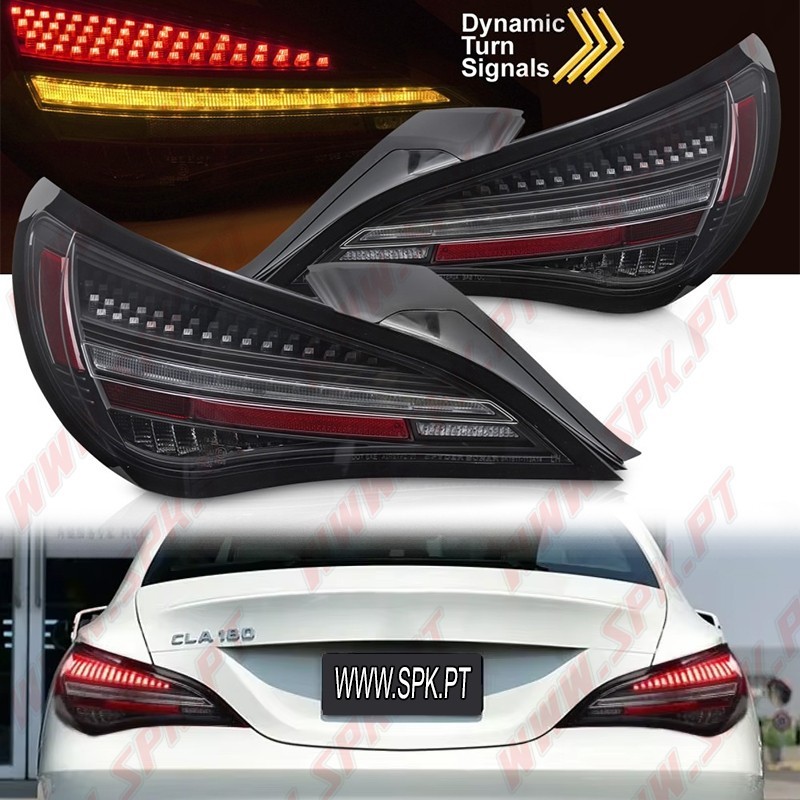 Farolins LED Dynamic Black - Mercedes CLA C117 (2013-2019) Farolins LED Dynamic Black - Mercedes CLA C117 (2013-2019)