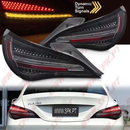 Farolins LED Dynamic Black - Mercedes CLA C117 (2013-2019)