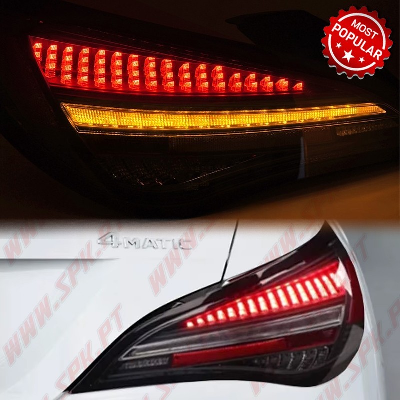 Farolins LED Dynamic Black - Mercedes CLA C117 (2013-2019) Farolins LED Dynamic Black - Mercedes CLA C117 (2013-2019)