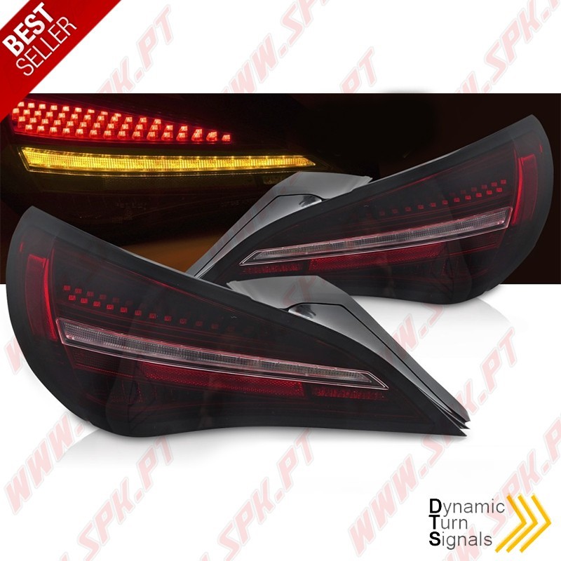 Farolins LED Dynamic Dark Red - Mercedes CLA C117 (2013-2019)
