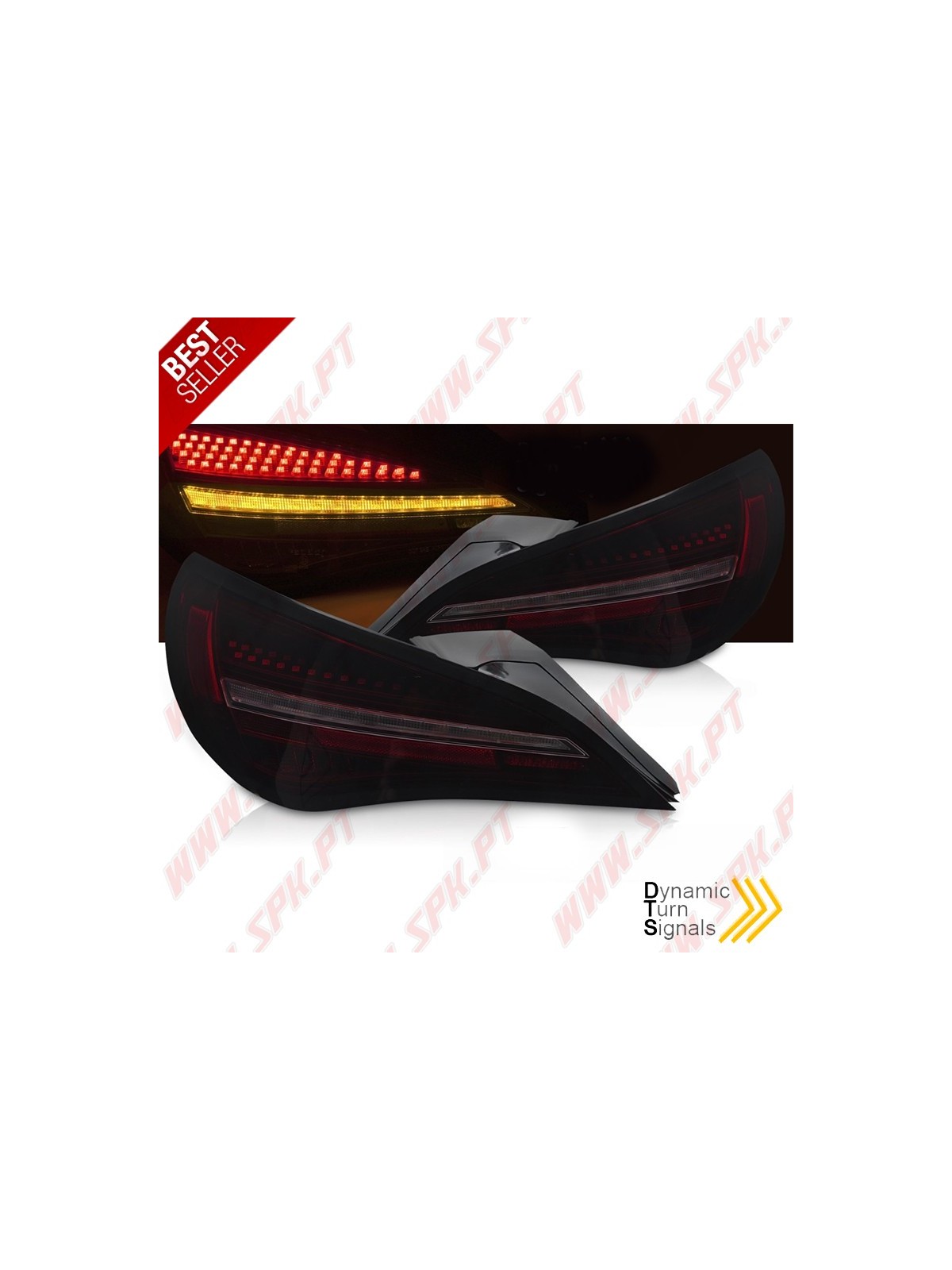 Farolins LED Dynamic Smoke Red - Mercedes CLA C117 (2013-2019)