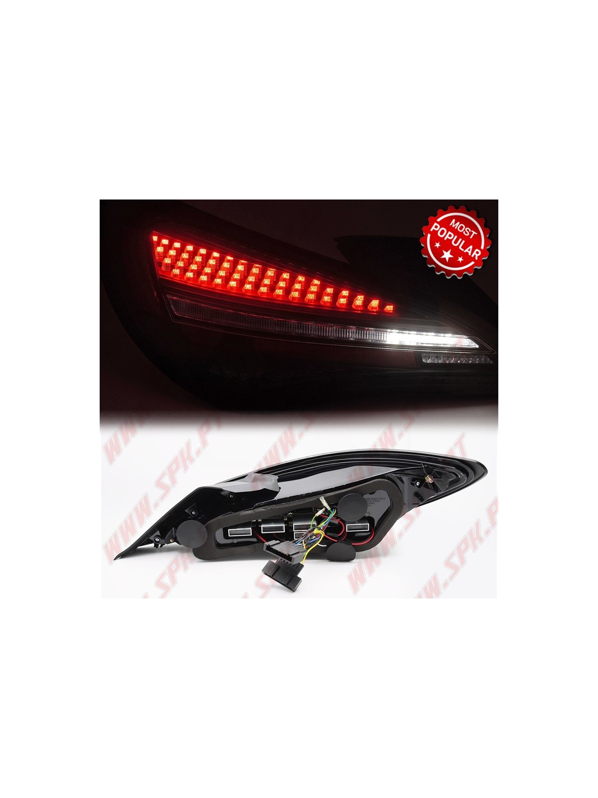 Farolins LED Dynamic Smoke Black - Mercedes CLA C117 (2013-2019)
