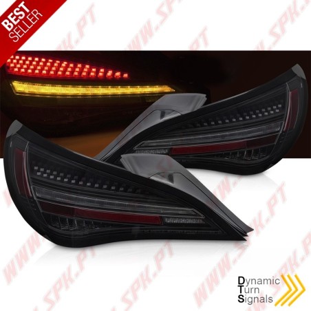 Farolins LED Dynamic Smoke Black - Mercedes CLA C117 (2013-2019)