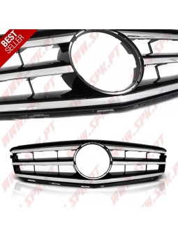 Grelha Frontal Black+Chrome - Mercedes W204 (2007-2014)