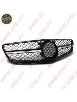 Grelha Frontal V.2 Black+Chrome - Mercedes W204 (2007-2014)
