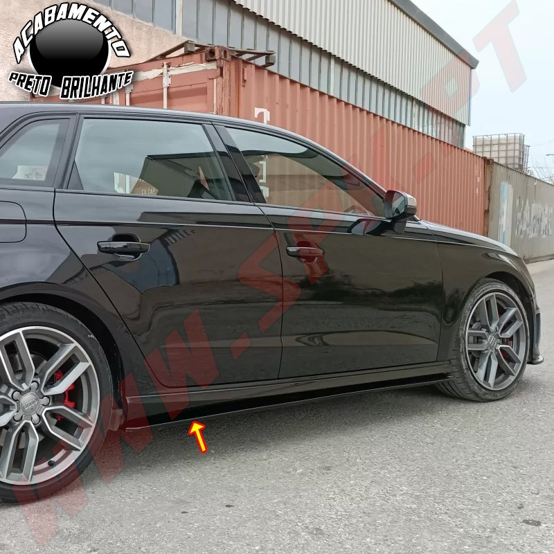 Extensão de Embaladeiras - Audi A3 8V Sportback S-Line / S3 (2012-2020)