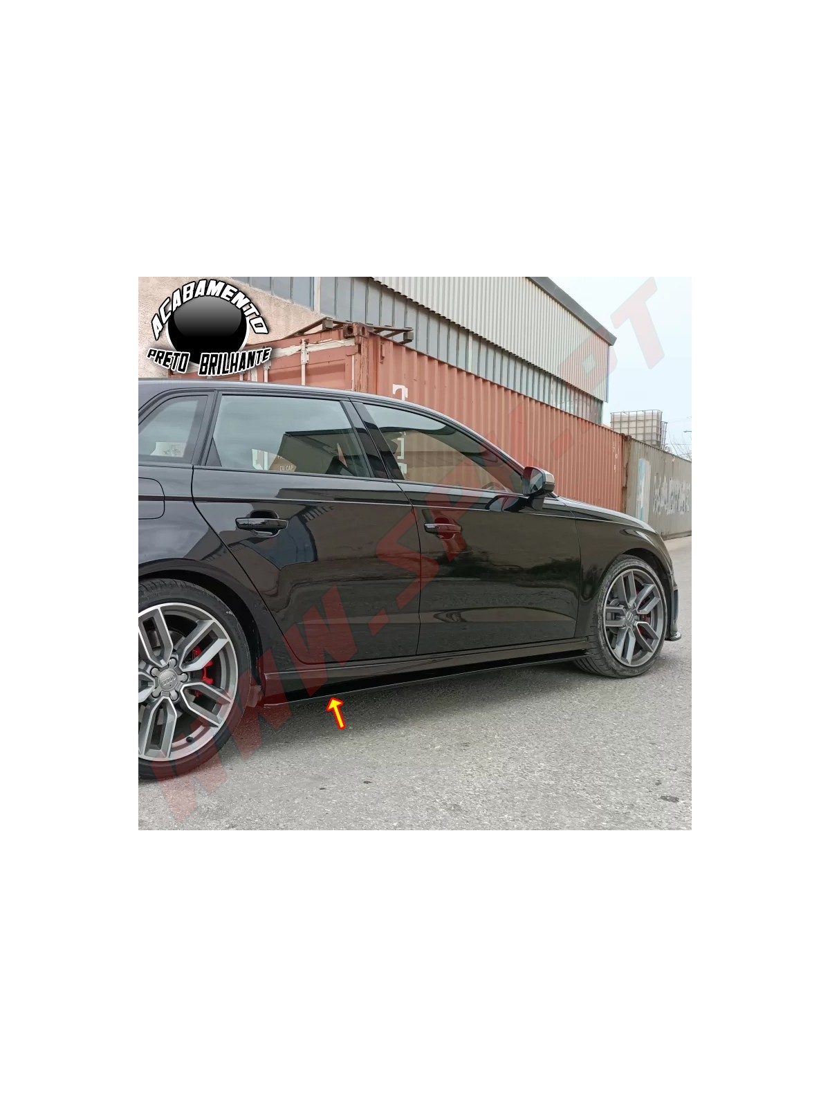 Extensão de Embaladeiras - Audi A3 8V Sportback S-Line / S3 (2012-2020) Extensão de Embaladeiras - Audi A3 8V Sportback S-Line / S3 (2012-2020)