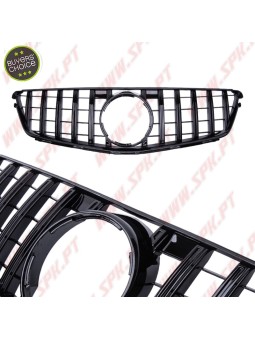 Grelha Frontal Look GTR Black Gloss - Mercedes W204 (2007-2014)
