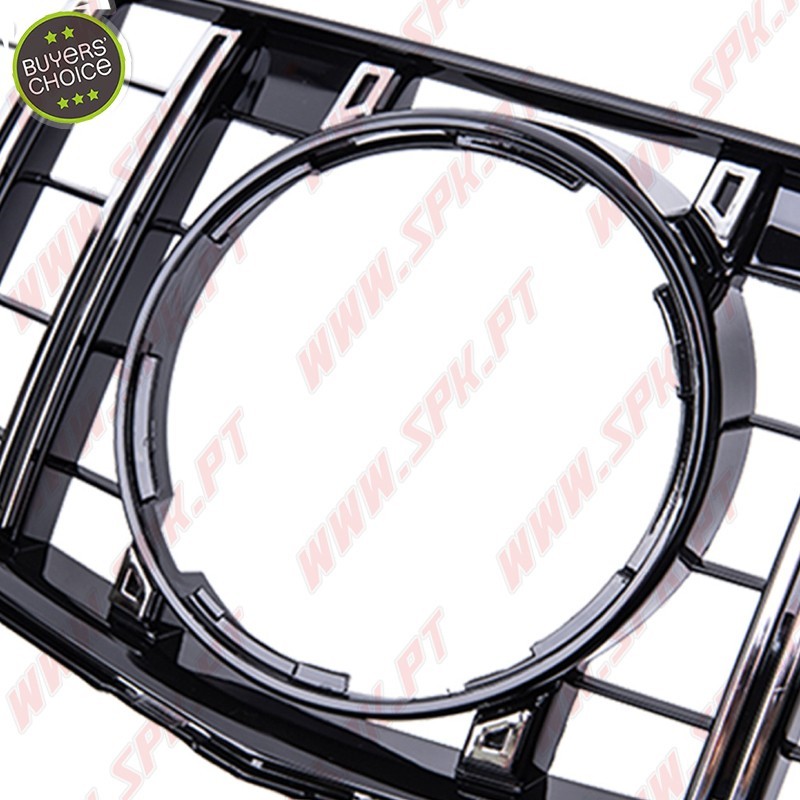 Grelha Frontal Look GTR Black+Chrome - Mercedes W204 (2007-2014) Grelha Frontal Look GTR Black+Chrome - Mercedes W204 (2007-2014)