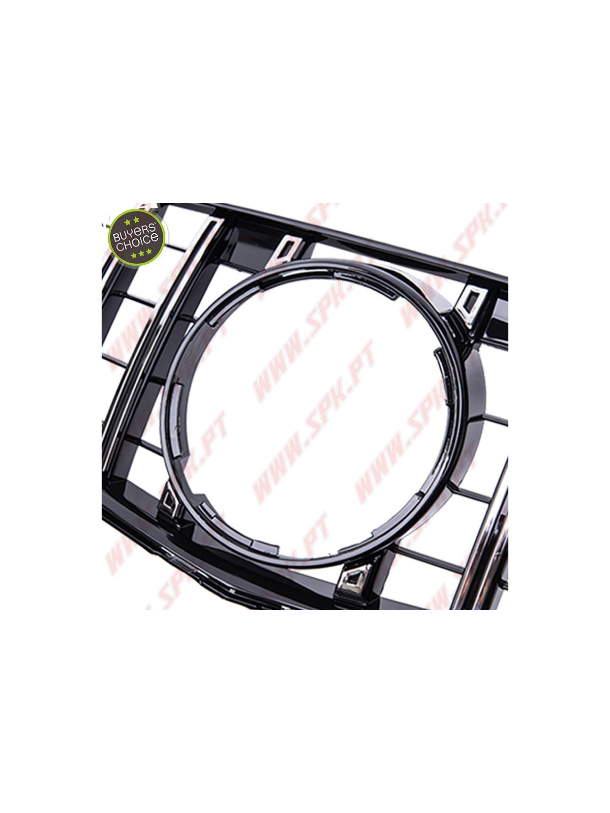 Grelha Frontal Look GTR Black+Chrome - Mercedes W204 (2007-2014) Grelha Frontal Look GTR Black+Chrome - Mercedes W204 (2007-2014)