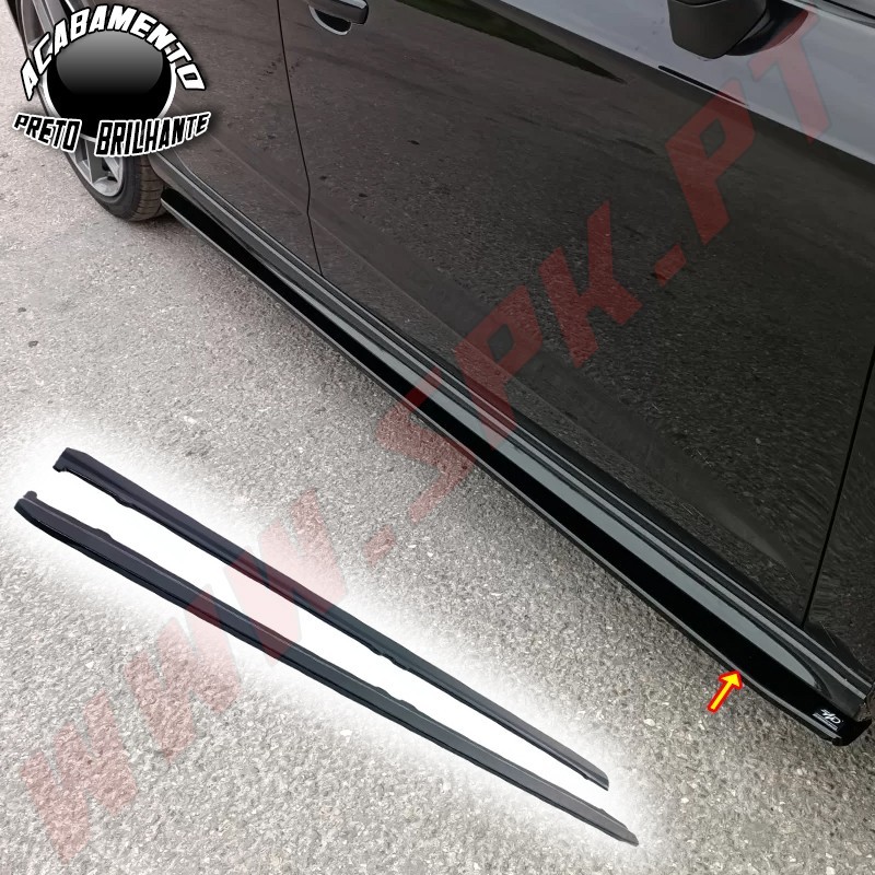 Extensão de Embaladeiras - Audi A3 8V Sportback S-Line / S3 (2012-2020) Extensão de Embaladeiras - Audi A3 8V Sportback S-Line / S3 (2012-2020)