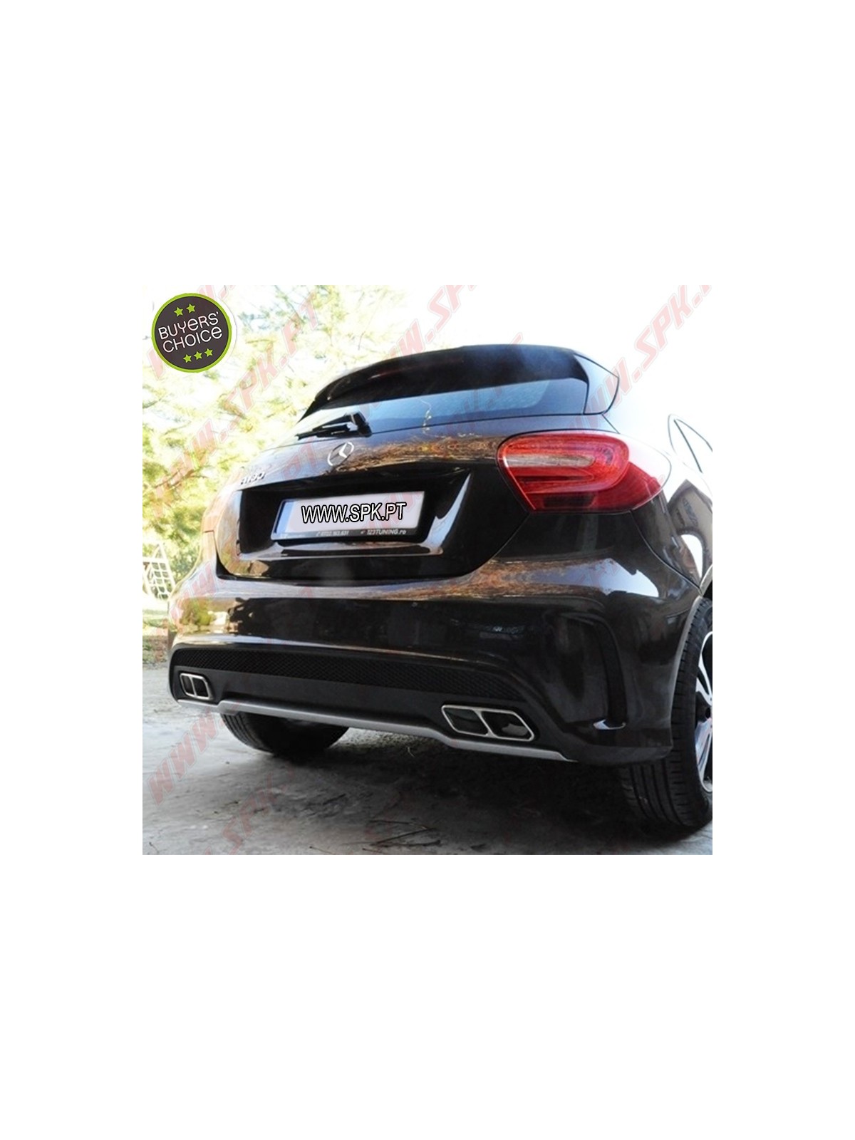 Difusor Traseiro + Ponteiras Look Sport - Mercedes W176 (2012-2018) Difusor Traseiro + Ponteiras Look Sport - Mercedes W176 (2012-2018)