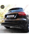 Difusor Traseiro + Ponteiras Look Sport - Mercedes W176 (2012-2018) Difusor Traseiro + Ponteiras Look Sport - Mercedes W176 (2012-2018)