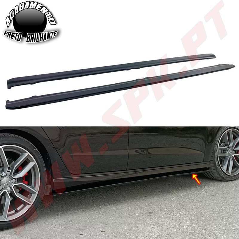 Extensão de Embaladeiras - Audi A3 8V Sportback S-Line / S3 (2012-2020) Extensão de Embaladeiras - Audi A3 8V Sportback S-Line / S3 (2012-2020)
